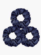 [Dark Blue] SilkSilky-AU Scrunchie 002