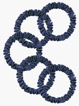 [Dark Blue] SilkSilky-AU Scrunchie 003