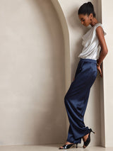 [Dark Blue] SilkSilky-AU Women's Pants 008