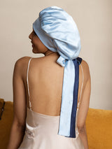 [Dark Blue] SilkSilky-AU Sleep Cap 001