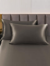 [Dark Gray] SilkSilky-AU 30Momme Pillowcase 001