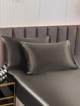 [Dark Gray] SilkSilky-AU 30Momme Pillowcase 003