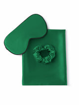 [Dark Green] SilkSilky-AU 19Momme Pure Silk Pillowcase Set 001