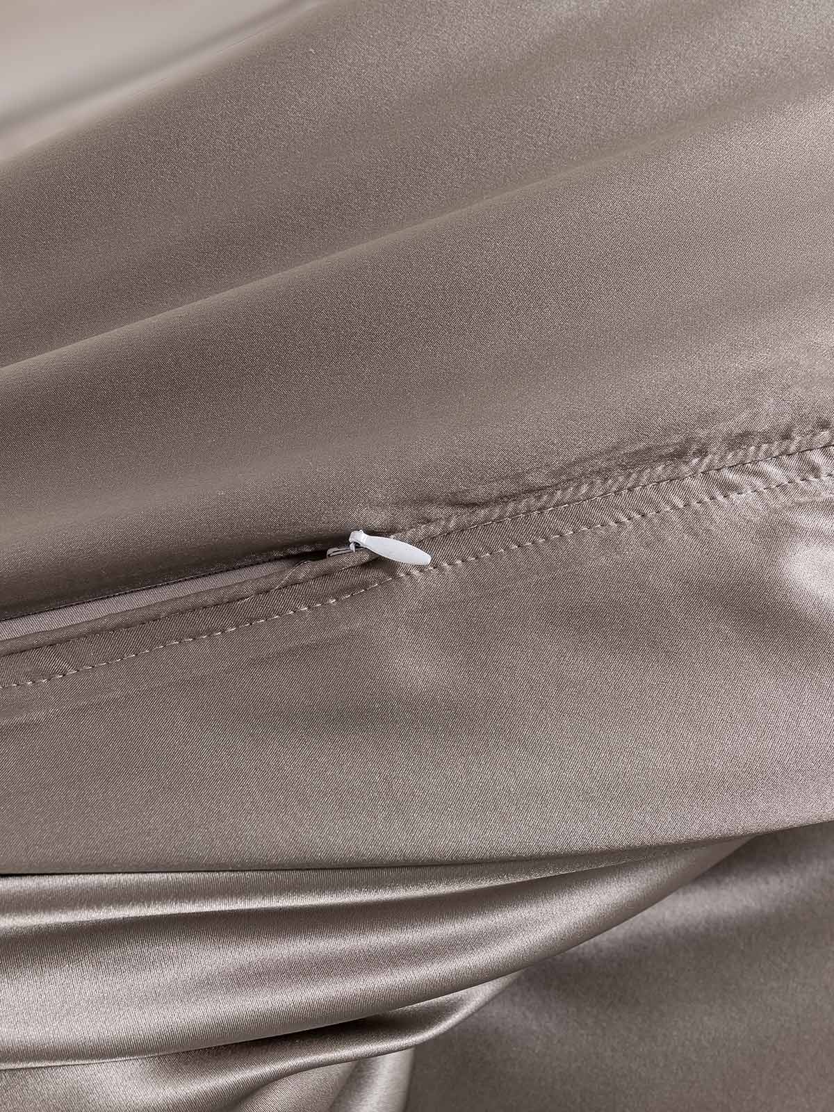 [Gray] SilkSilky-AU 19Momme Pure Silk Bedding Set 006