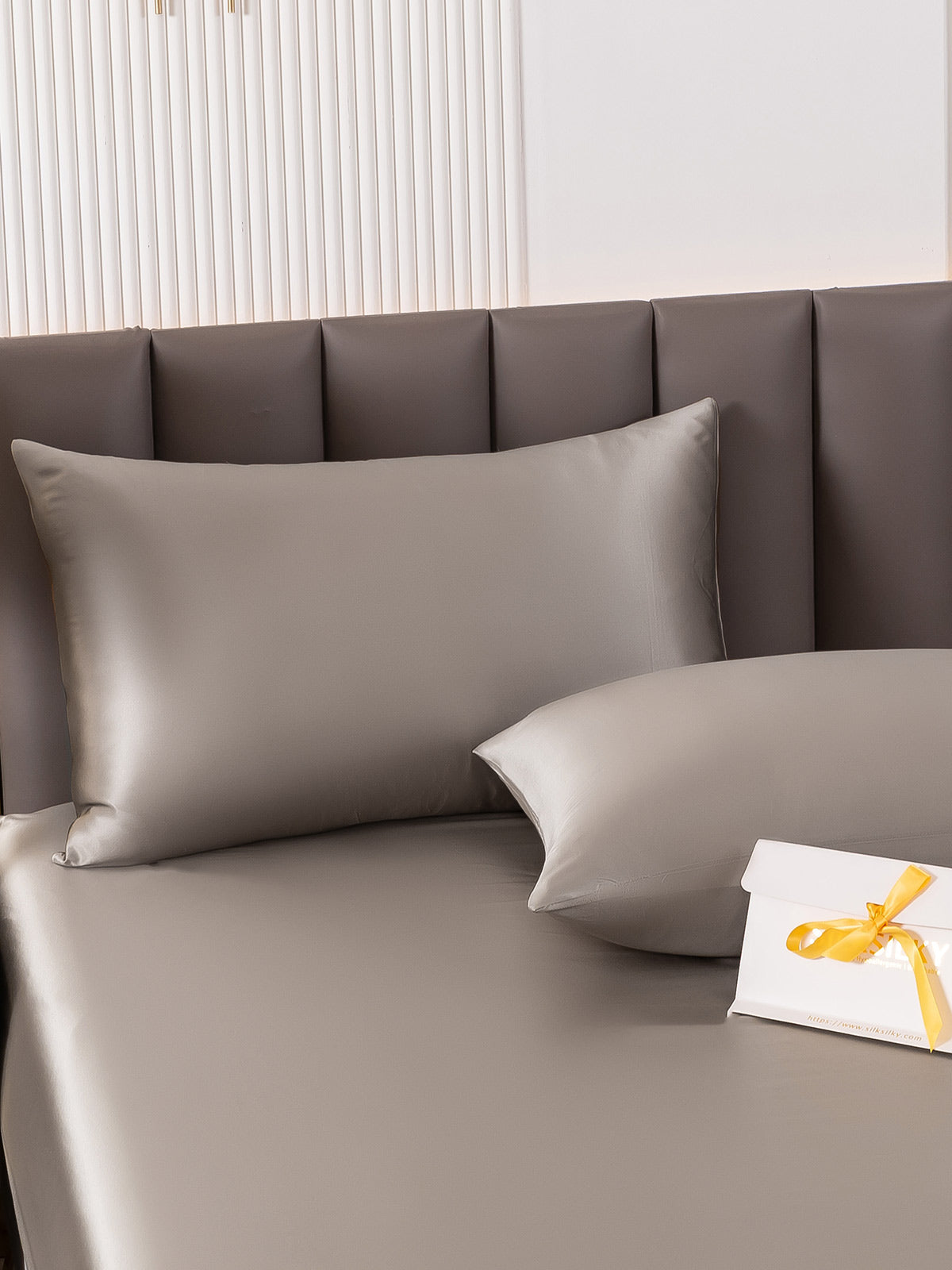 [Gray] SilkSilky-AU 19Momme Pure Silk Pillowcase 003
