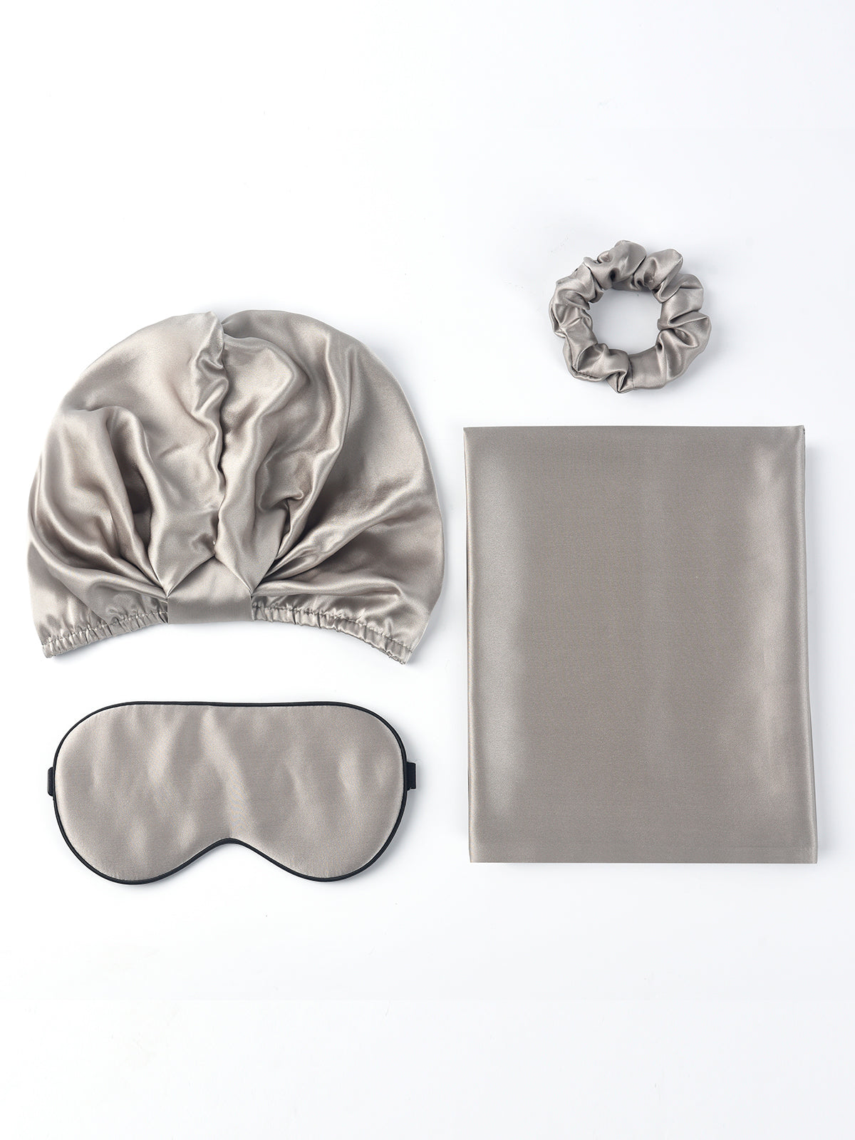 [Gray] SilkSilky-AU 19Momme Pure Silk Pillowcase Set 001