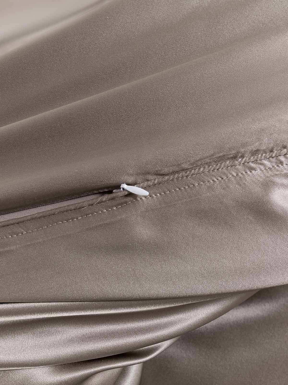 [Gray] SilkSilky-AU 22Momme Pure Silk Bedding Set 005