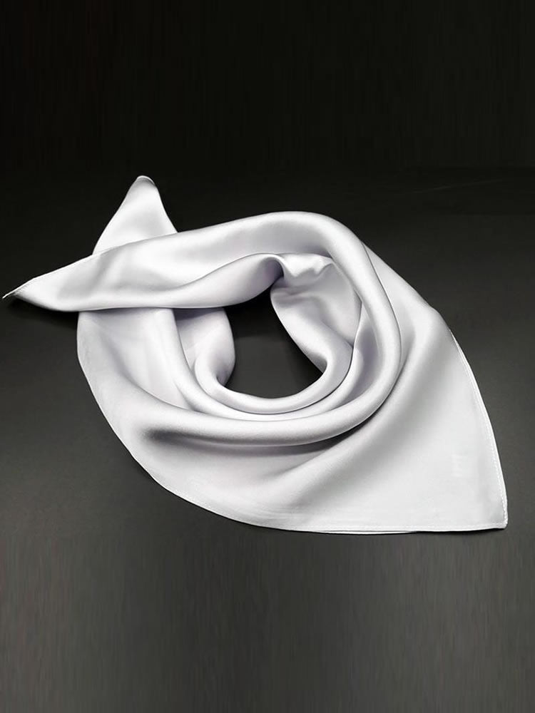 [Gray] SilkSilky-AU Pure Silk Scarf 004