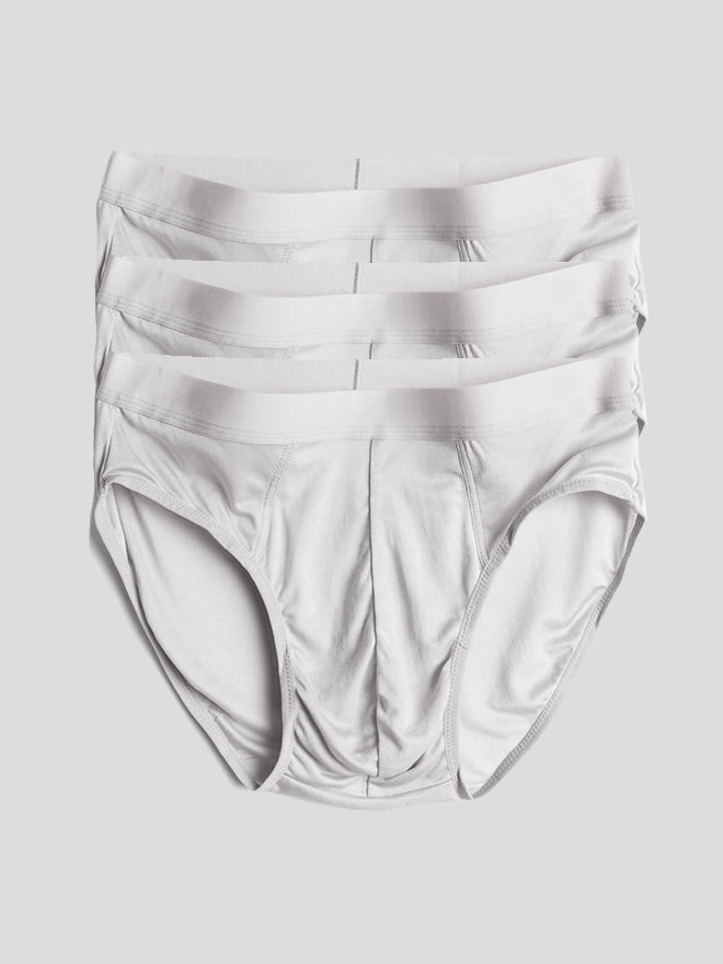 [Gray] SilkSilky-AU Silk Knitted Mens Underwear 004