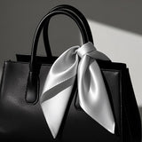 [Gray] SilkSilky-AU Scarf 003