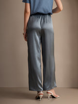 [Grayish Blue] SilkSilky-AU Women's Pants 002