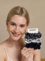 [Group1] SilkSilky-AU Silk Scrunchie 001