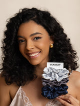 [Group1] SilkSilky-AU Silk Scrunchie 003