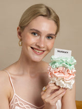 [Group2] SilkSilky-AU Silk Scrunchie 003