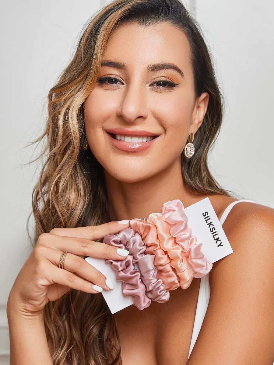[Group4] SilkSilky-AU 19Momme Pure Silk Scrunchie 001