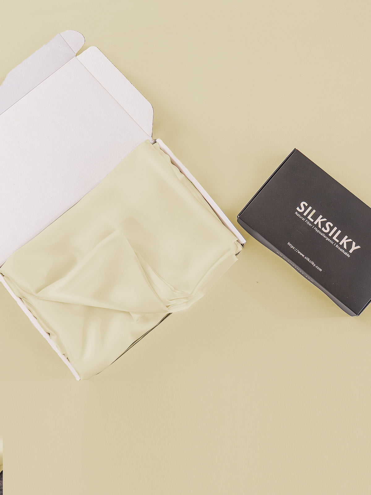 [Ivory] SilkSilky-AU 30Momme Pure Silk Pillowcase 006
