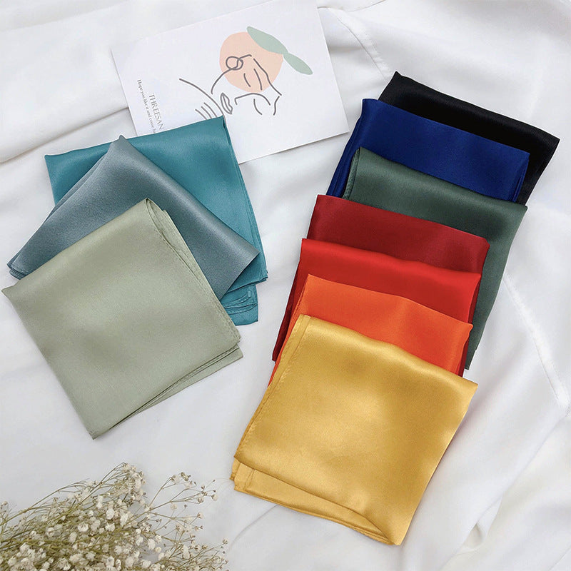 [Ivory] SilkSilky-AU Pure Silk Scarf 003