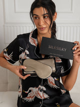 [Khaki] SilkSilky-AU 19Momme Pure Silk Pillowcase Set 001