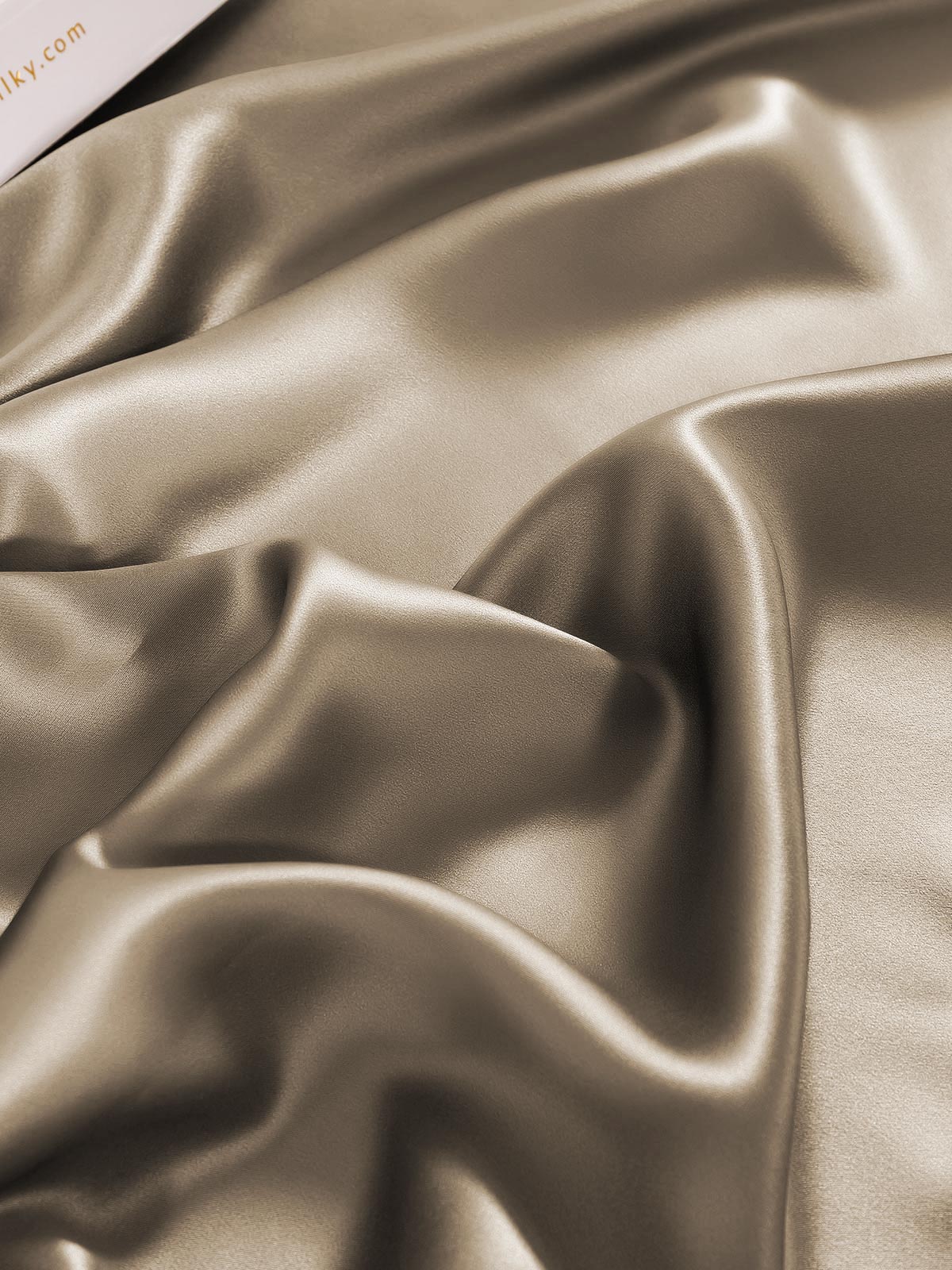 [Khaki] SilkSilky-AU 19Momme Pure Silk Bedding Set 006