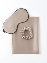 [Khaki] SilkSilky-AU 19Momme Pure Silk Pillowcase Set 001