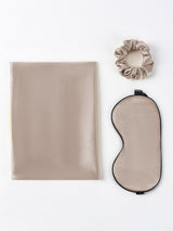 [Khaki] SilkSilky-AU 19Momme Pure Silk Pillowcase Set 003
