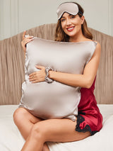 [Khaki] SilkSilky-AU 19Momme Pure Silk Pillowcase Set 004