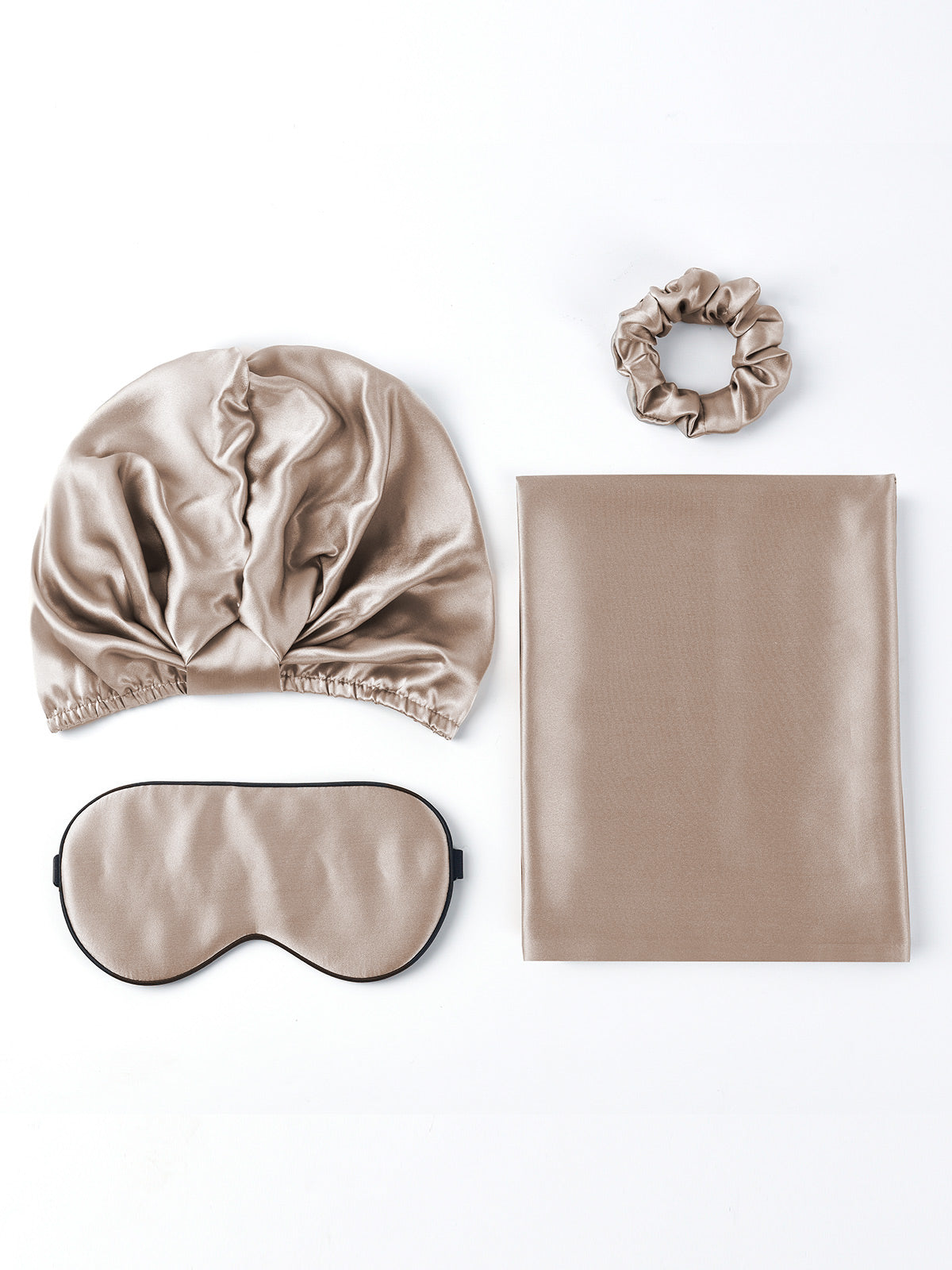 [Khaki] SilkSilky-AU 19Momme Pure Silk Pillowcase Set 005