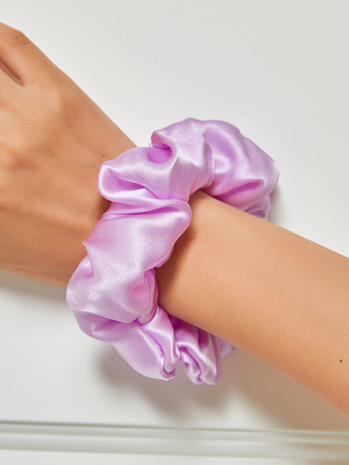 [Lavender] SilkSilky-AU 19Momme Pure Silk Scrunchie 004