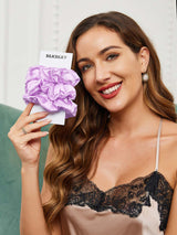 [Lavender] SilkSilky-AU Scrunchie 002