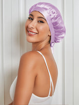 [Lavender] SilkSilky-AU Sleep Cap 005