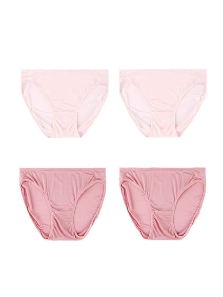 [LightPink+Pink] SilkSilky-AU Silk Knitted Panty 003