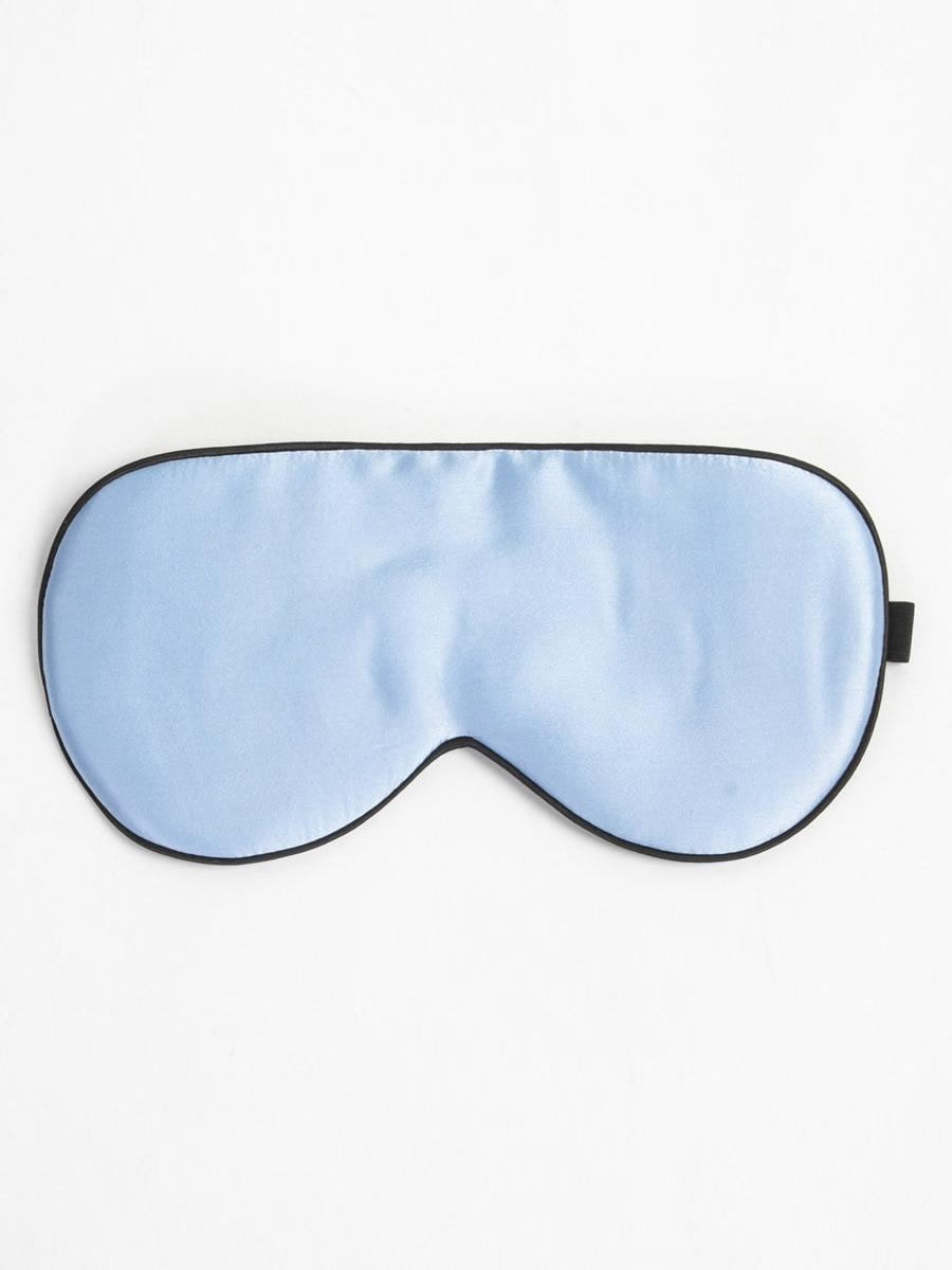 [Light Blue] SilkSilky-AU 19Momme Pure Silk Eye Mask 006