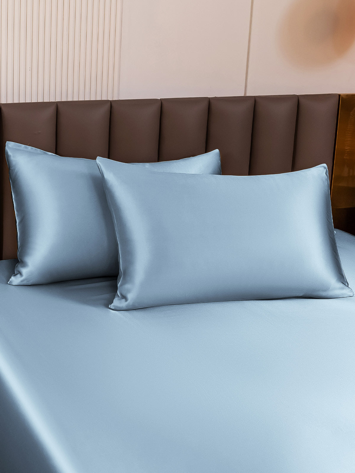 [Light Blue] SilkSilky-AU 19Momme Pure Silk Pillowcase 003