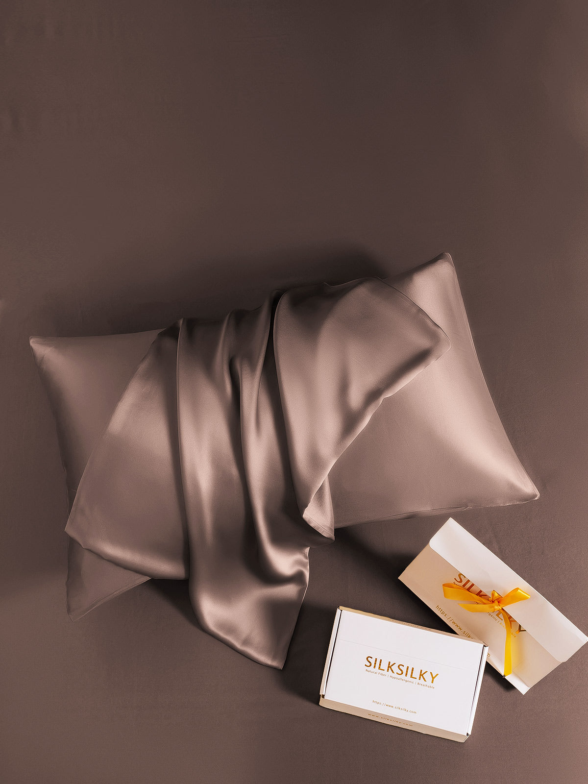[Light Blue] SilkSilky-AU 19Momme Pure Silk Pillowcase 012