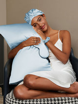 [Light Blue] SilkSilky-AU 19Momme Pillowcase Set 003