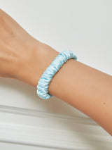 [Light Blue] SilkSilky-AU Scrunchie 001