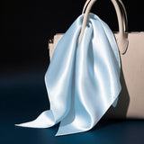 [Light Blue] SilkSilky-AU Scarf 001