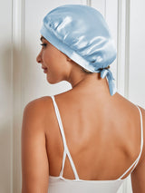 [Light Blue] SilkSilky-AU Sleep Cap 002