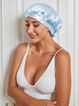 [Light Blue] SilkSilky-AU Sleep Cap 003