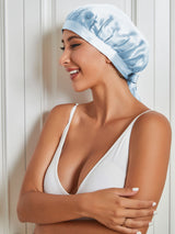 [Light Blue] SilkSilky-AU Sleep Cap 005