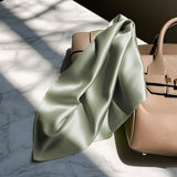 [Light Green] SilkSilky-AU Scarf 001