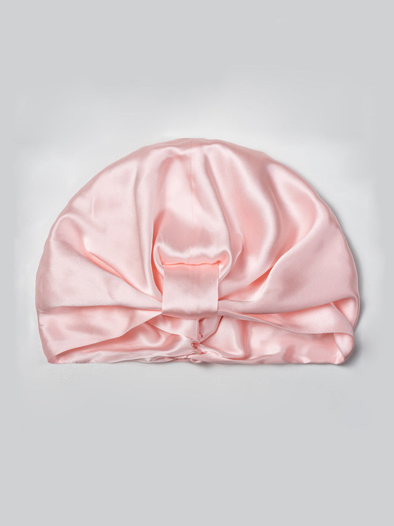 [Light Pink] SilkSilky-AU Pure Silk Sleep Cap 005