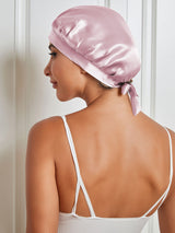 [Light Pink] SilkSilky-AU Sleep Cap 003