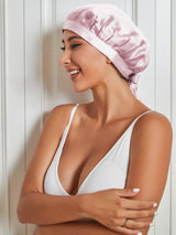[Light Pink] SilkSilky-AU Sleep Cap 004