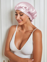 [Light Pink] SilkSilky-AU Sleep Cap 005