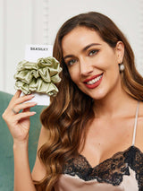 [Mint Green] SilkSilky-AU Scrunchie 002