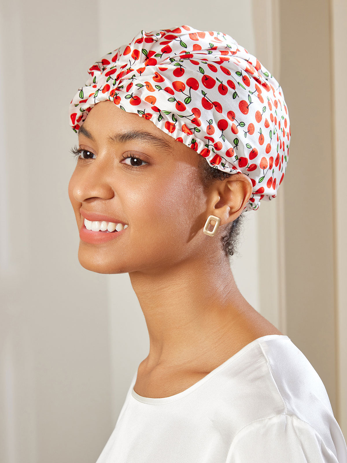 [Multi] SilkSilky-AU Pure Silk Sleep Cap 001