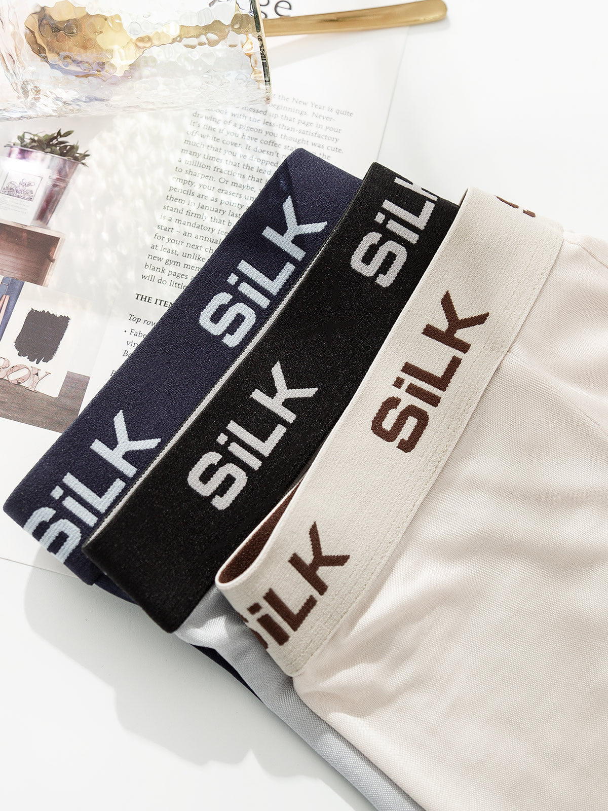 [Multi] SilkSilky-AU Silk Knitted Mens Underwear 004