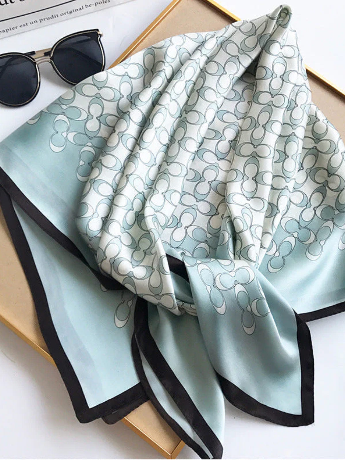 [P006] SilkSilky-AU Pure Silk Scarf 002