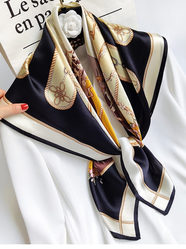 [P010] SilkSilky-AU Pure Silk Scarf 001
